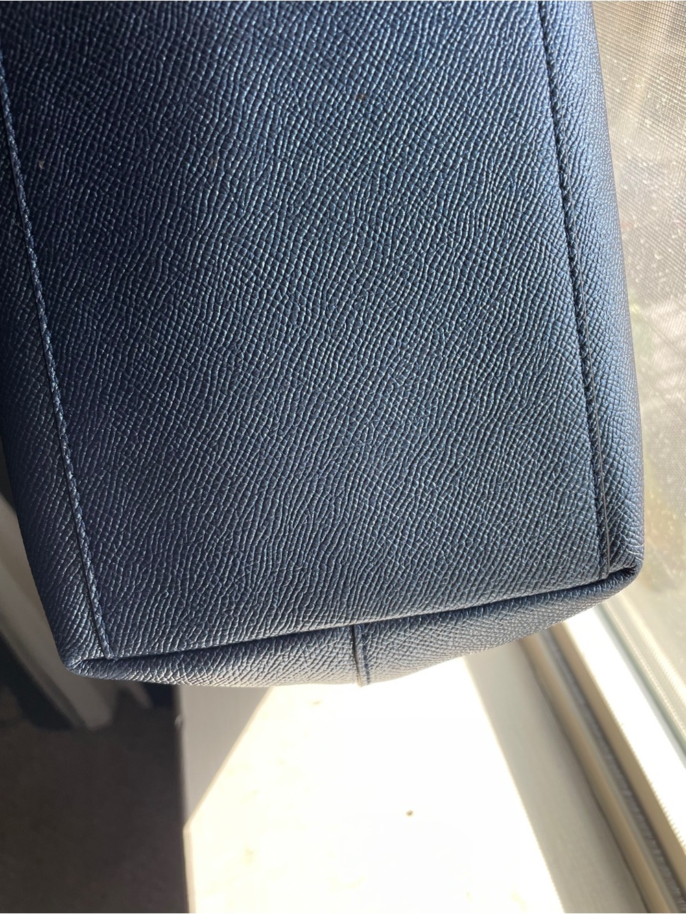 Coach metallic Blue Leather City Tote Zip Bag - 2017 - Picture 14 of 14